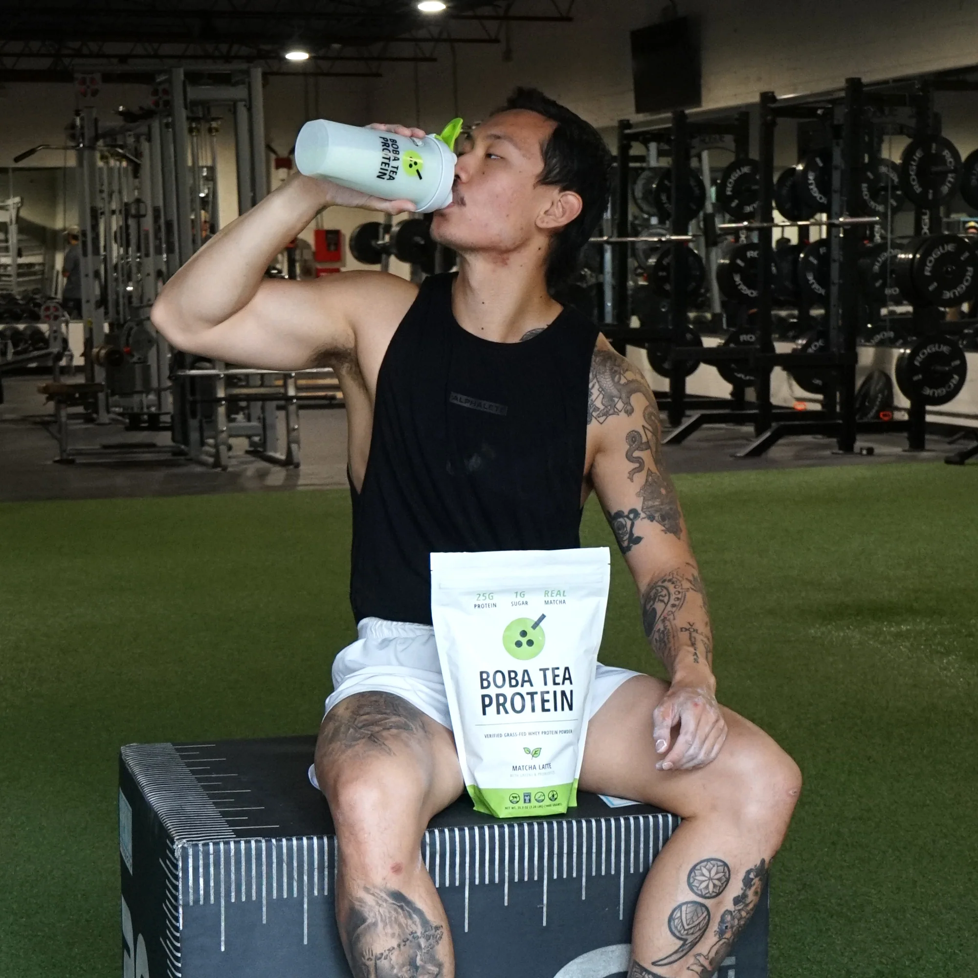 Matcha Latte Whey Protein - Image 5