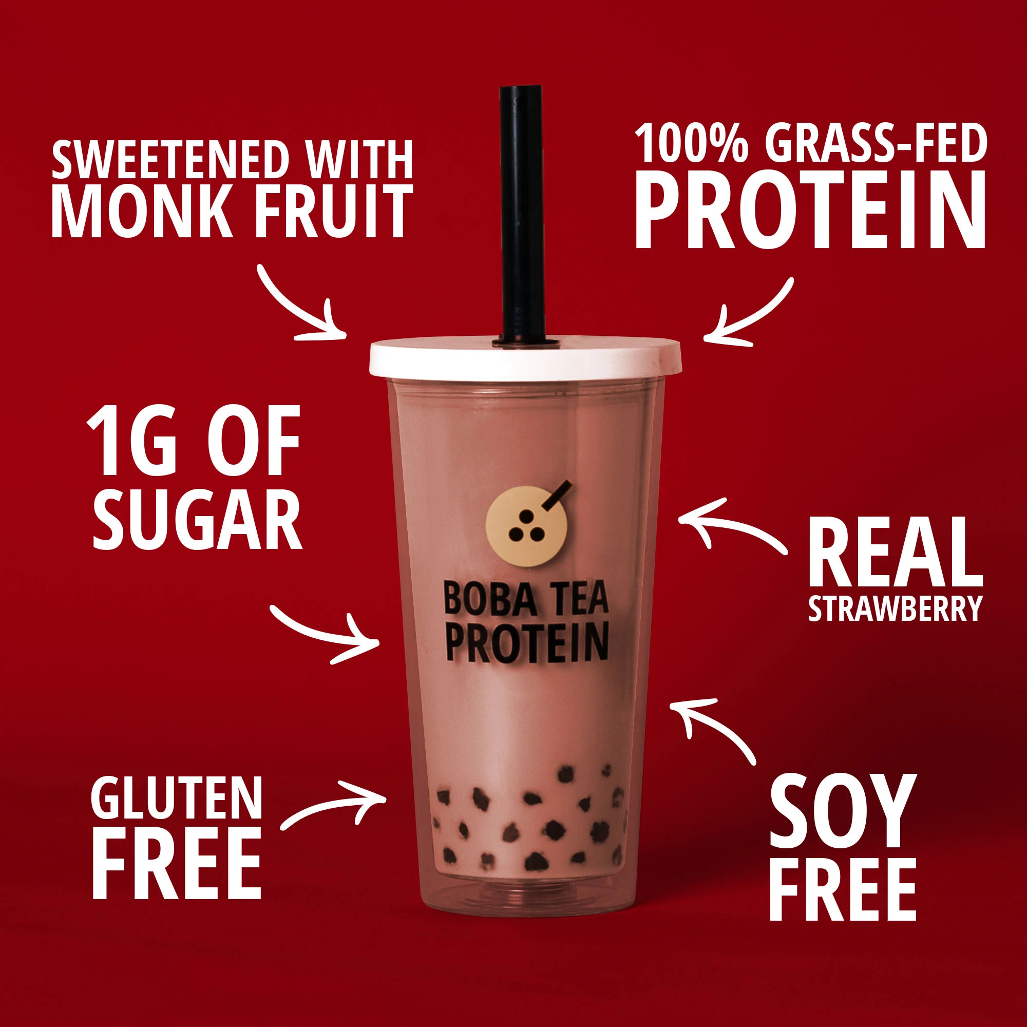 Strawberry Milk Tea Whey Protein - Image 3