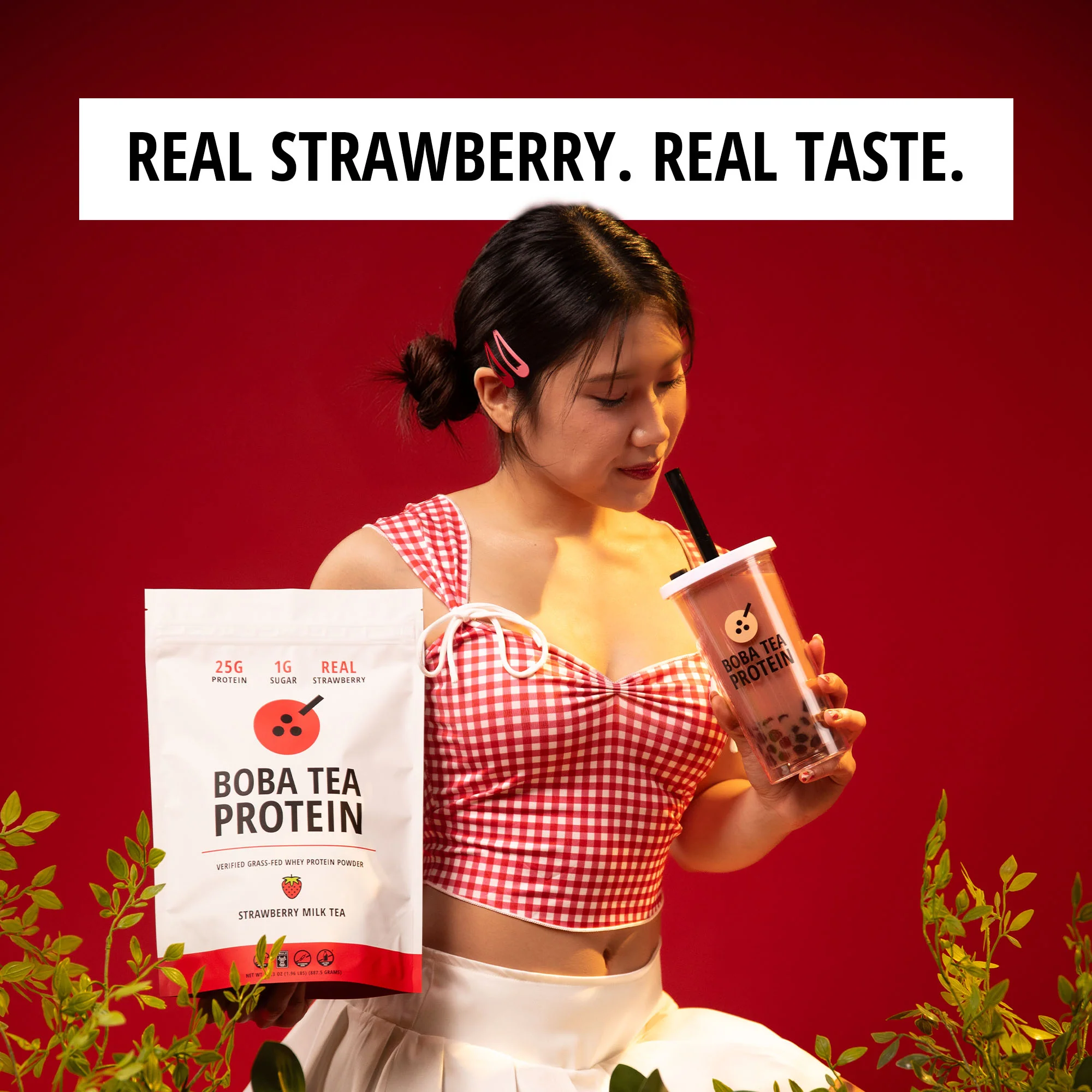 Strawberry Milk Tea Whey Protein - Image 4